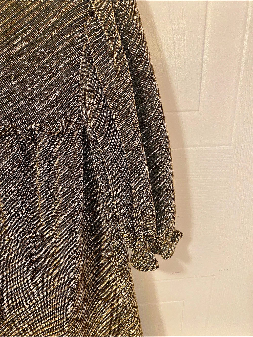 Wonder Nation Metallic Ruffle Mini Dress - Picture 4 of 4